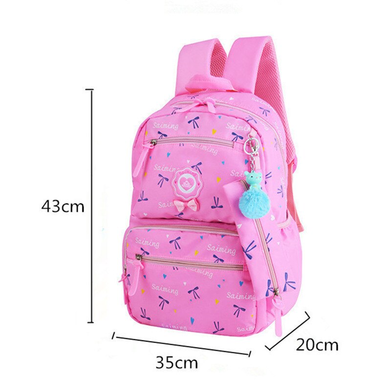 Kinder Schule Taschen Jugendliche Mädchen Druck Rucksack schule Rucksäcke 3 teile/satz Mochilas kinder reise rucksack Niedlich schulter tasche