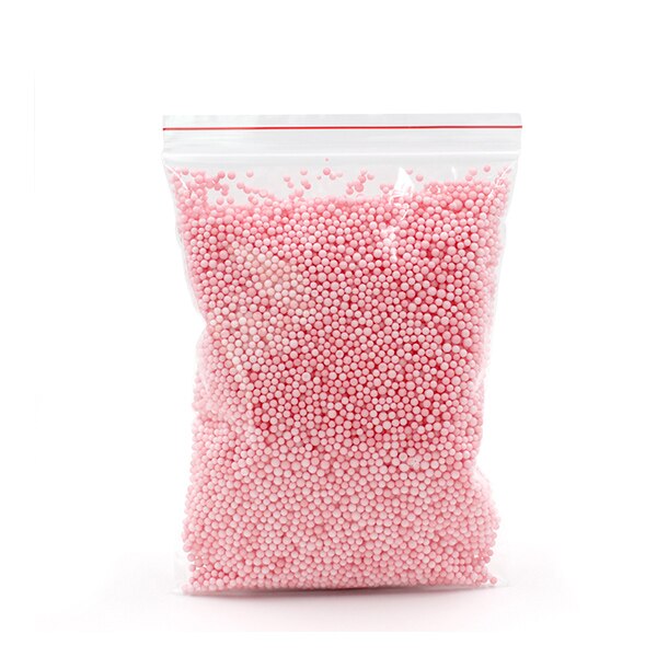 12g Addition For Slime Supplies Warm Color Snow Mud Particles Kit Slime Accessories Tiny Foam Beads Slime Balls Supplies Charms: M Red