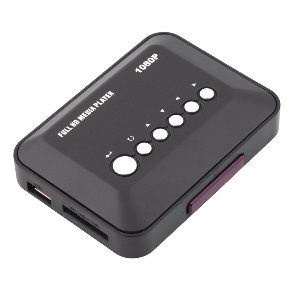 Hoge Prestaties 1080P Hd Sd/Mmc Tv Video 'S Sd Mmc Rmvb MP3 Multi Tv Usb Hdmi-Compatibel media Player Box Met Afstandsbediening