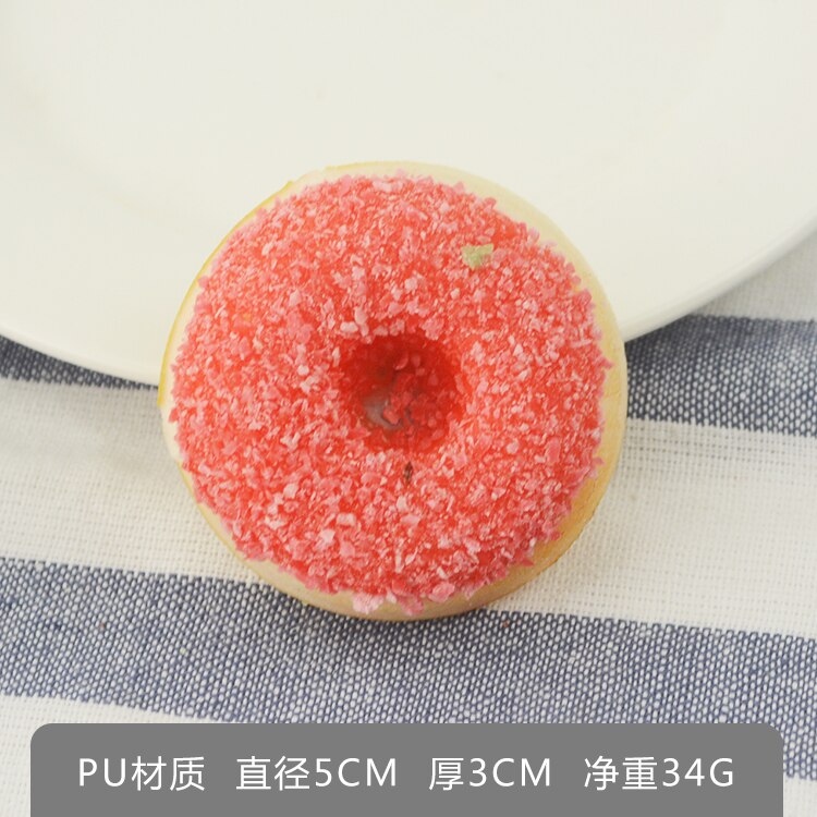 1 stk madfotografering indretning simulation donuts macaron rekvisitter mad model dessert bord snack dekoration kunstig kage boligindretning