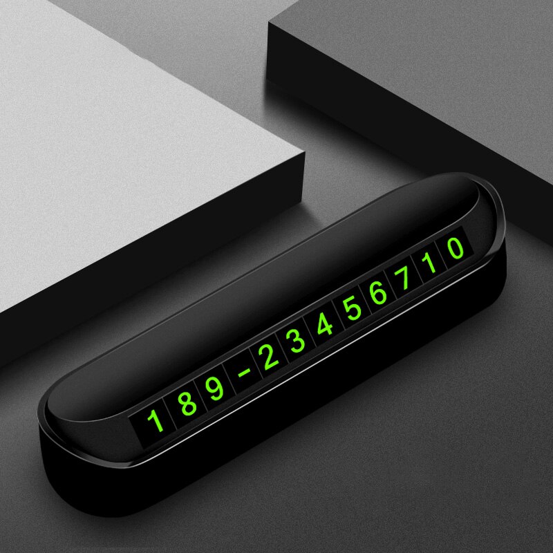 Carte de stationnement temporaire de voiture, plaque de numéro de téléphone, aimant de téléphone, numéro à rabat de voiture, accessoire automatique, accessoires de stationnement de voiture