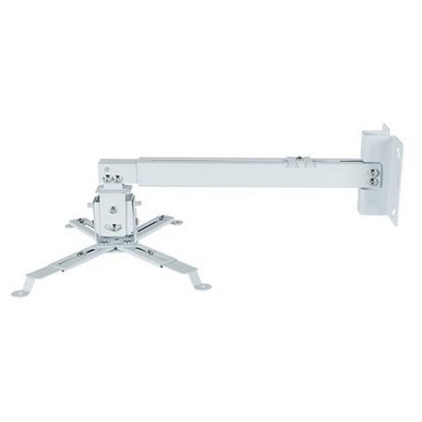 Tilt En Swivel Plafond Mount Voor Projectoren Iggual STP02-L IGG314593-22,5-22,5 °-15-15 ° aluminium Wit