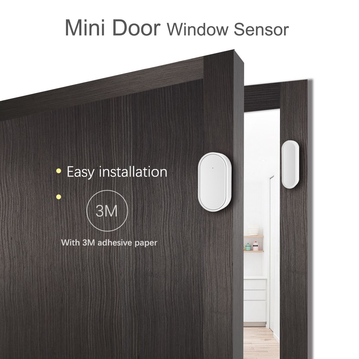 CPVAN Tür Sensor 433mhz Tür Offen/Geschlossen Detektoren Hause Alarm Kompatibel Mit Heimat Sicherheit Alarm System