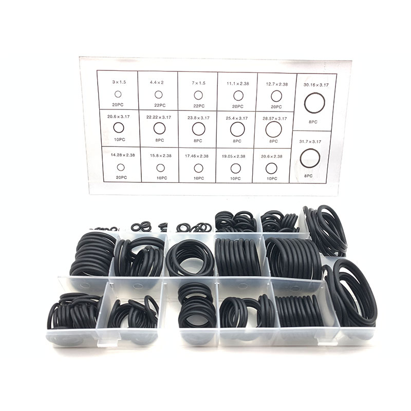 Multiple Sizes NBR O ring Set Seal Ring Oil Resistant And High Temperature Resistant Nitrile Rubber Ring O-Ring Repair box: Other