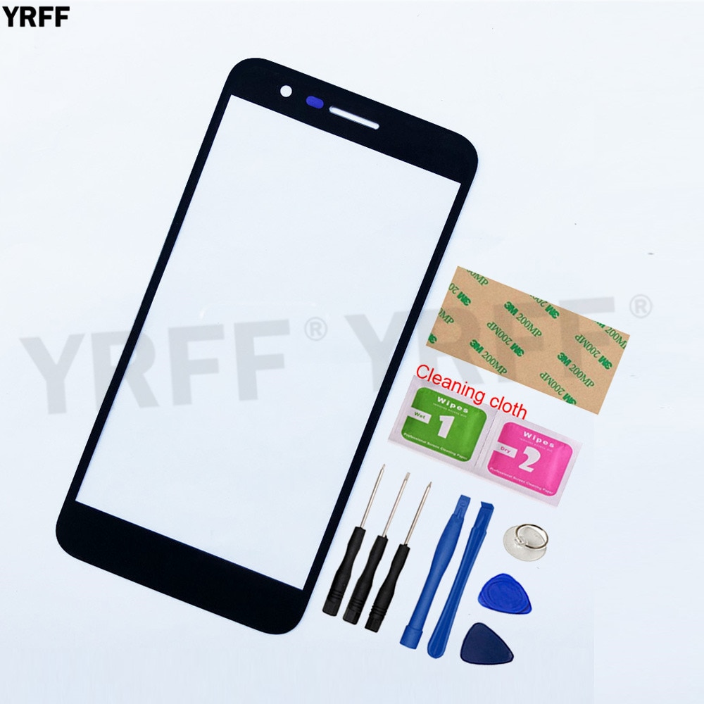 K11-Panel frontal de cristal móvil para LG K11 Plus, cristal frontal (sin pantalla táctil), cubierta de vidrio exterior, reemplazo del Panel