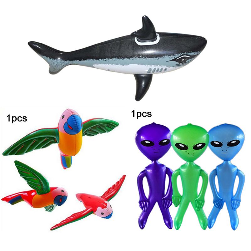 Inflatable Extraterrestrial Parrot Shark Children Outdoor Toy Halloween Props toys