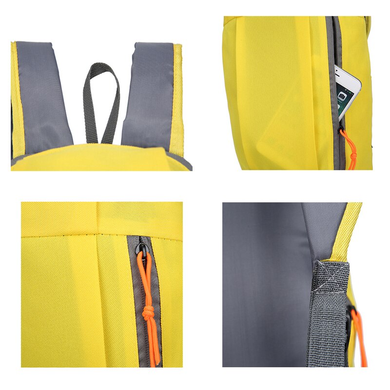 Sac à dos étanche 10L pour Sports de plein air léger, sac à dos pour Sports de plein air, voyage randonnée avec fermeture éclair avec ceinture ajustable, pour hommes, femmes et enfants