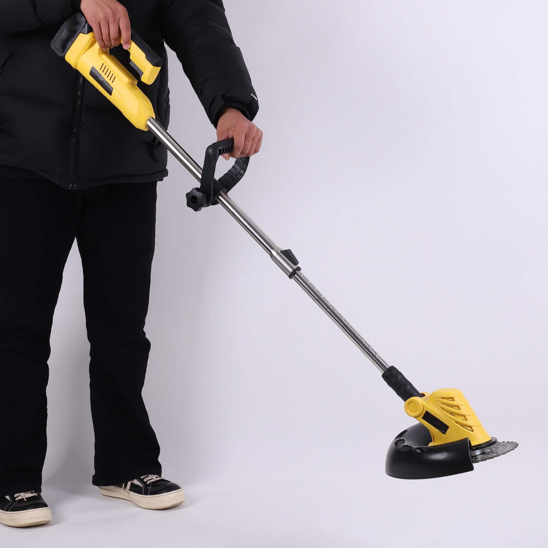 Apto para dewalt 20v motor elétrico sem escova cortador sem fio capinador doméstico recarregável para jardim gramado aparar ferramentas de poda