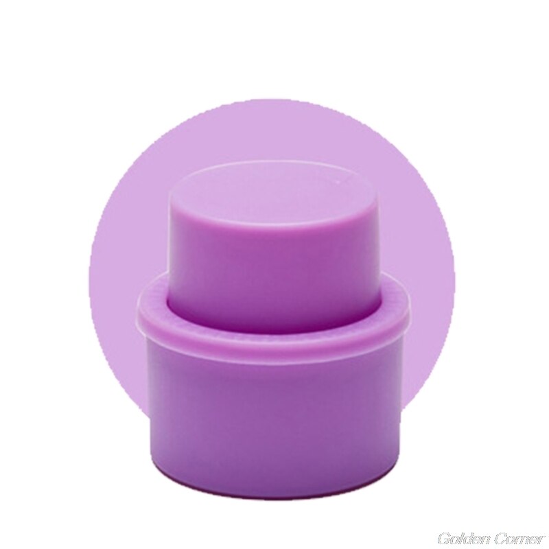 Bouchon de boisson sous vide gonflable scellant souple boisson pétillante boisson gazeuse bouchon de bouteille économiseur D25 20 directe: Purple