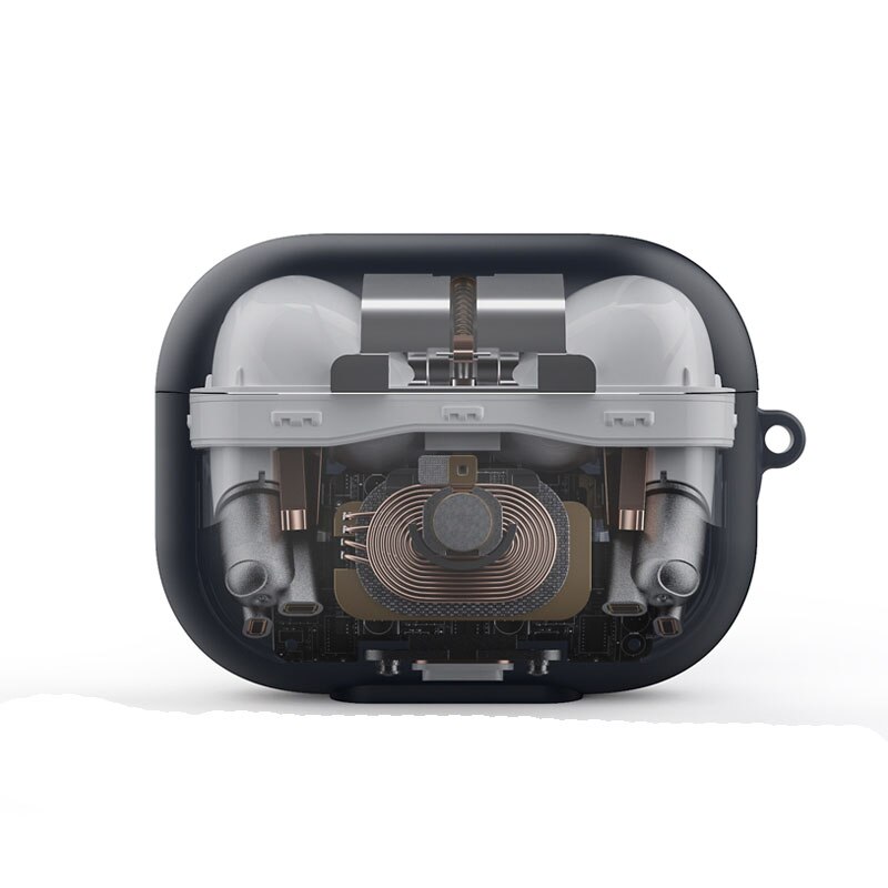 Silikone taske til airpods pro til airpods 1/2 /3 bluetooth øretelefon udskrivning adskille mønster beskyttende taske tilbehør: Til airpods pro