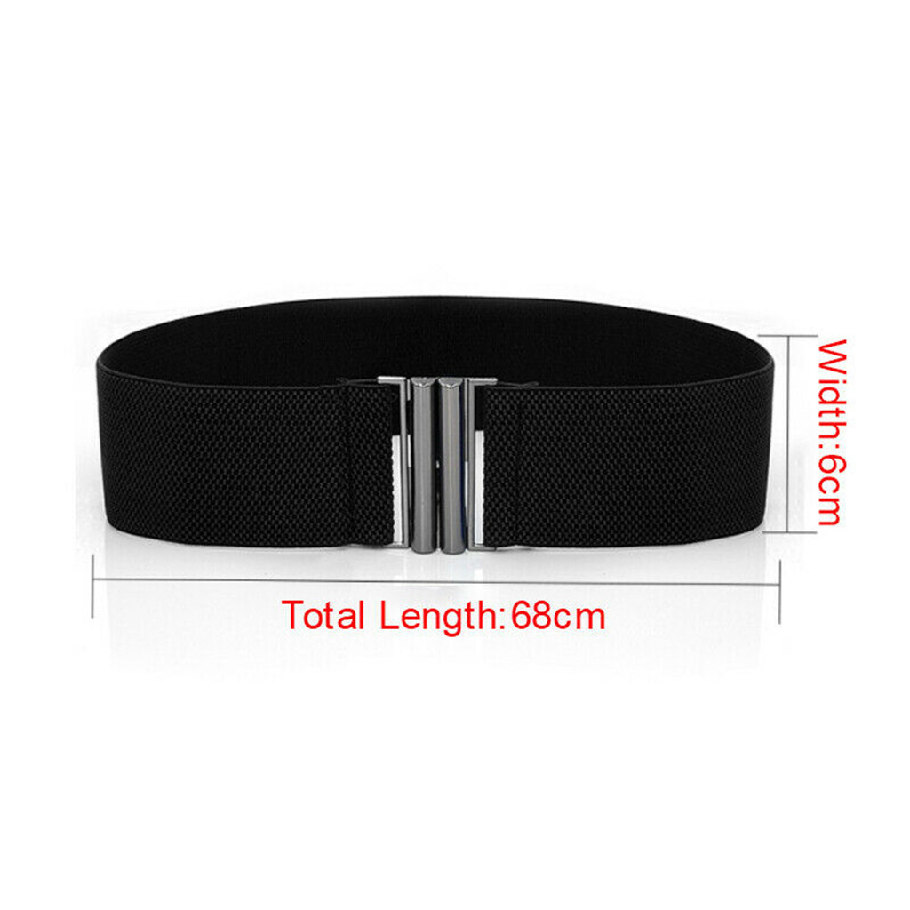 Taille Riem Vrouwen Brede Elastische Jurk Riem Jeans Accessoires Stretch Elastische Brede Corset Taille Metalen Gesp Mujer Femme # l20