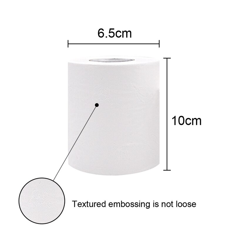 12 Rotoli di carta igienica-Ispessito 4 Strati di Carta Igienica per Rotolo di Carta Da Cucina per Uso Domestico e Commerciale Può Essere Utilizzato per 1-2 mesi