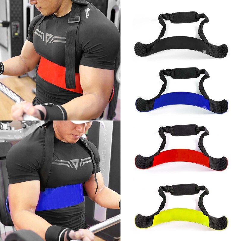 Arm Blaster Biceps Curl Triceps Spier Isolator Bommenwerpers Fitness Gym Workout Training Ondersteuning Voor Spier Winsten Biceps