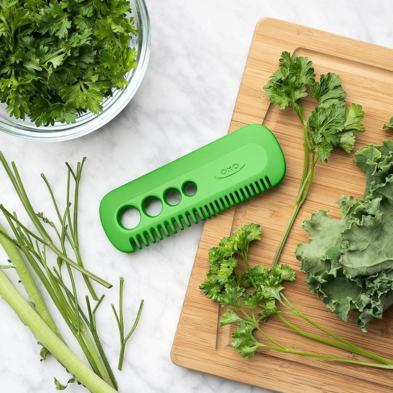Herb Vegetable Leaf Peeler Kitchen Fruit and Vegetable Cutting Vegetable Rosemary Mint Multi-Function Gadget To Leaf Comb