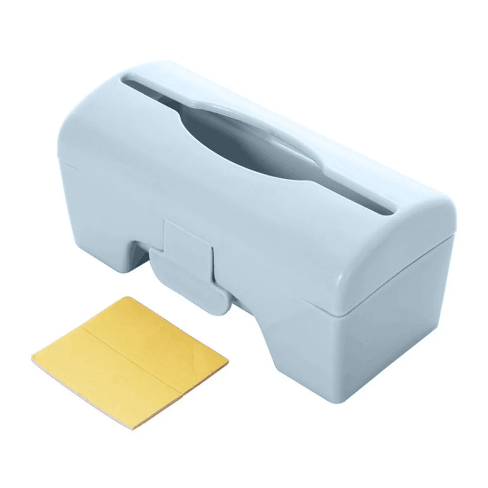 Caja de almacenamiento de bolsas de basura, dispensador de bolsas de basura para cocina, baño, soporte para bolsas de comestibles montado en la pared, contenedor de bolsas de plástico para cocina