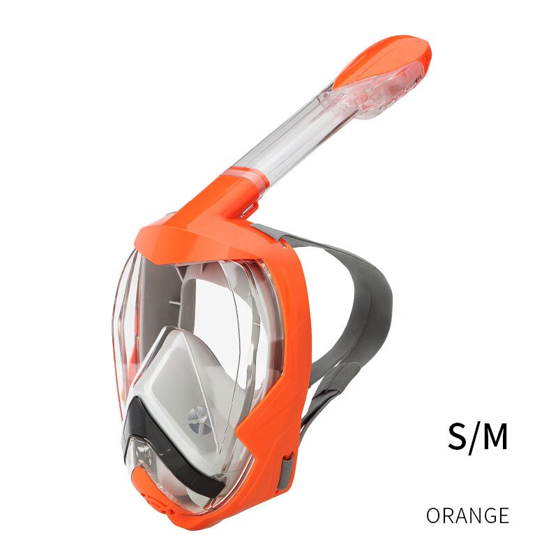 Scuba Diving Mask Full Face Snorkeling Mask Full dry Anti Fog Snorkeling Set Diving Mask Safety Swimming Training Diving Mask: color 01 / L/XL