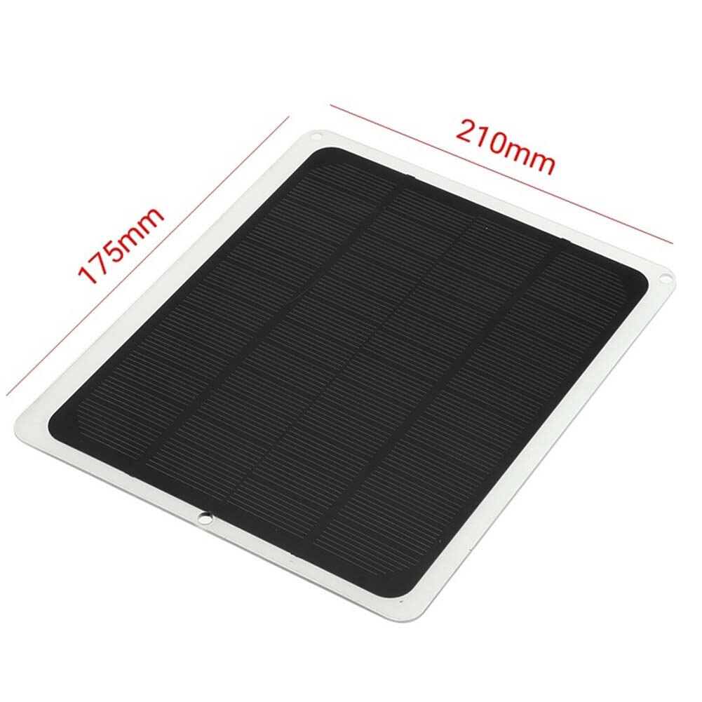 10w soldrevet usb-vifte mini-ventilator til drivhus kjæledyr / hund kyllinghus sollagringsbatteriladningsmodul