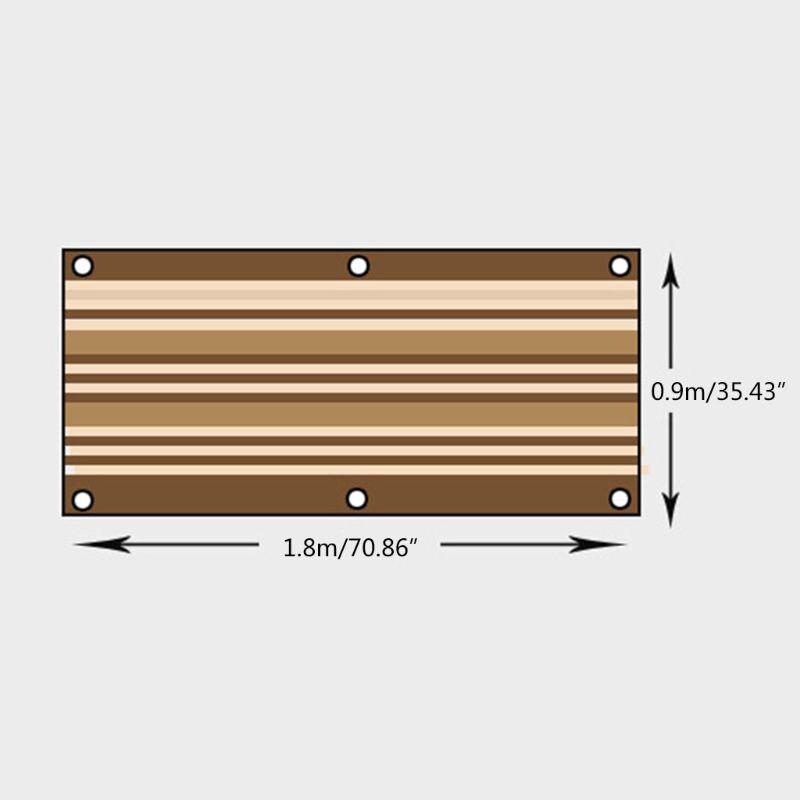 6 Pin Rectangle Window Solar Sunshade Net UV Resistant Shade Heat Insulation Net Sun Room Curtain Shade Sails for Window Patio
