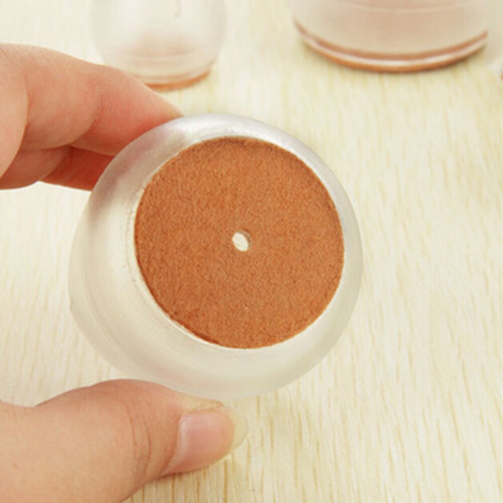 12Pcs Furniture Chair Table Leg Caps Floor Protector Anti-Slip Feet Pads Covers no scratches noise when moving your furniture.