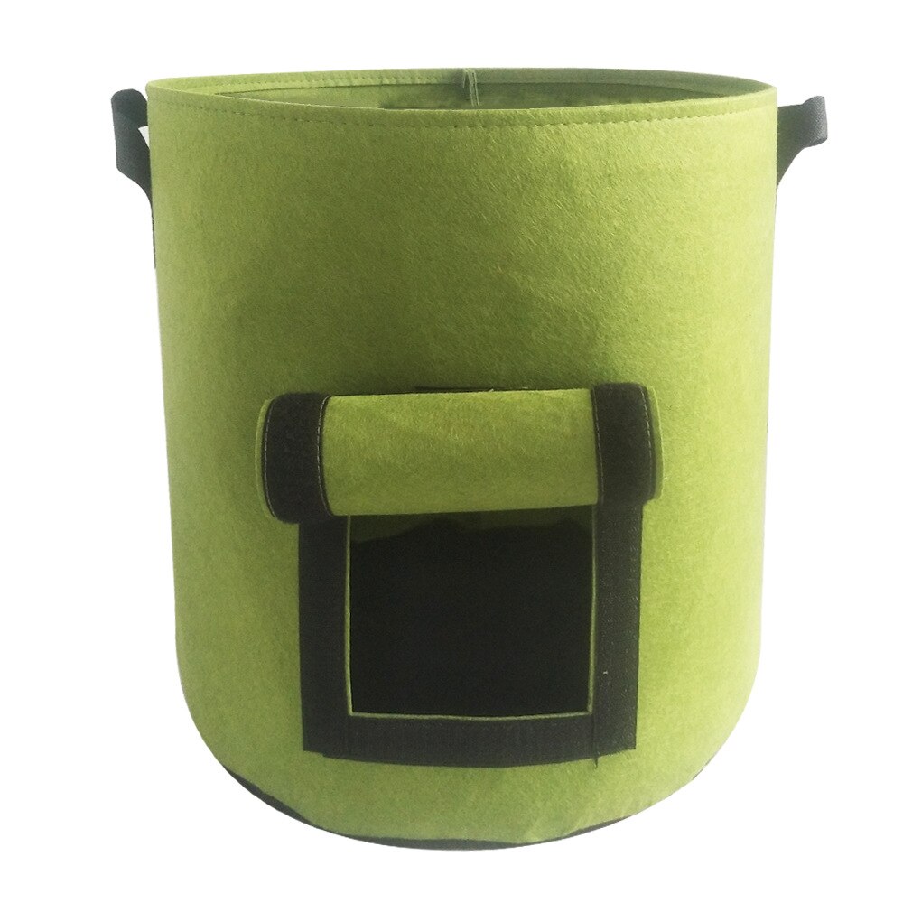 4/7/10/15 Gallon plante cultiver sacs bricolage jardin fleurs légumes cultiver sacs pomme de terre jardin Pots de culture planteur maison jardin outils: green / 15Gallon 56L