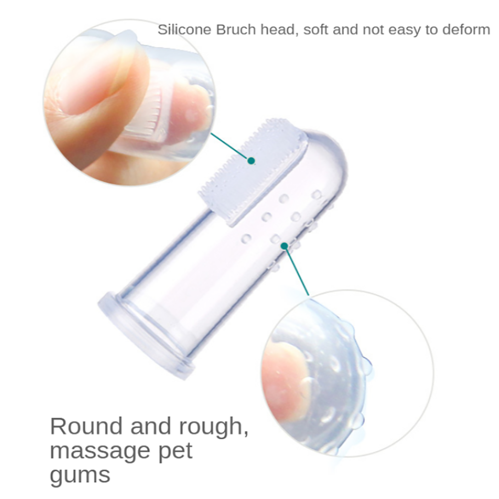 Super weiche haustier finger zahnbürste katze und hund pinsel mundgeruch zahnstein dental care werkzeug hund katze reinigung silikon pet liefert