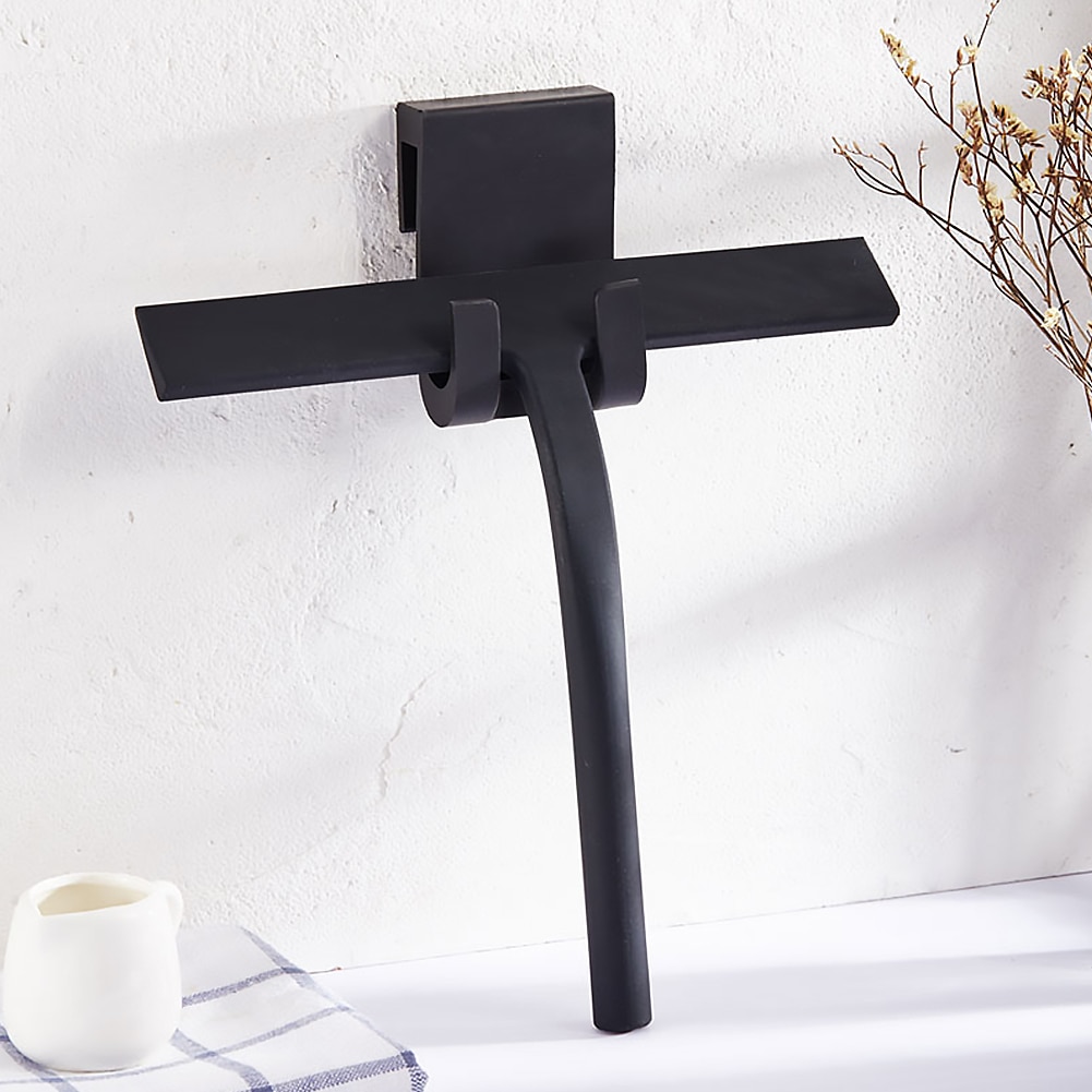 Shower Squeegee Window Glass Wiper Scraper Cleaner with Silicone Blade & Holder Hook for Bathroom/Kitchen/Car Glass Cleaner