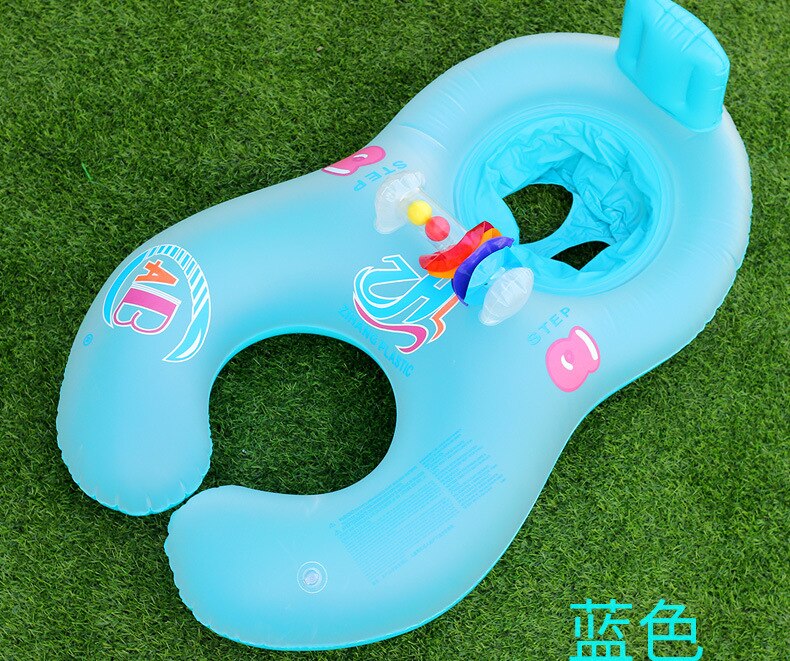 Anneau de natation Portable pour bébé, avec sous-ombrage, pour mère et enfant, anneau de sécurité gonflable: 6