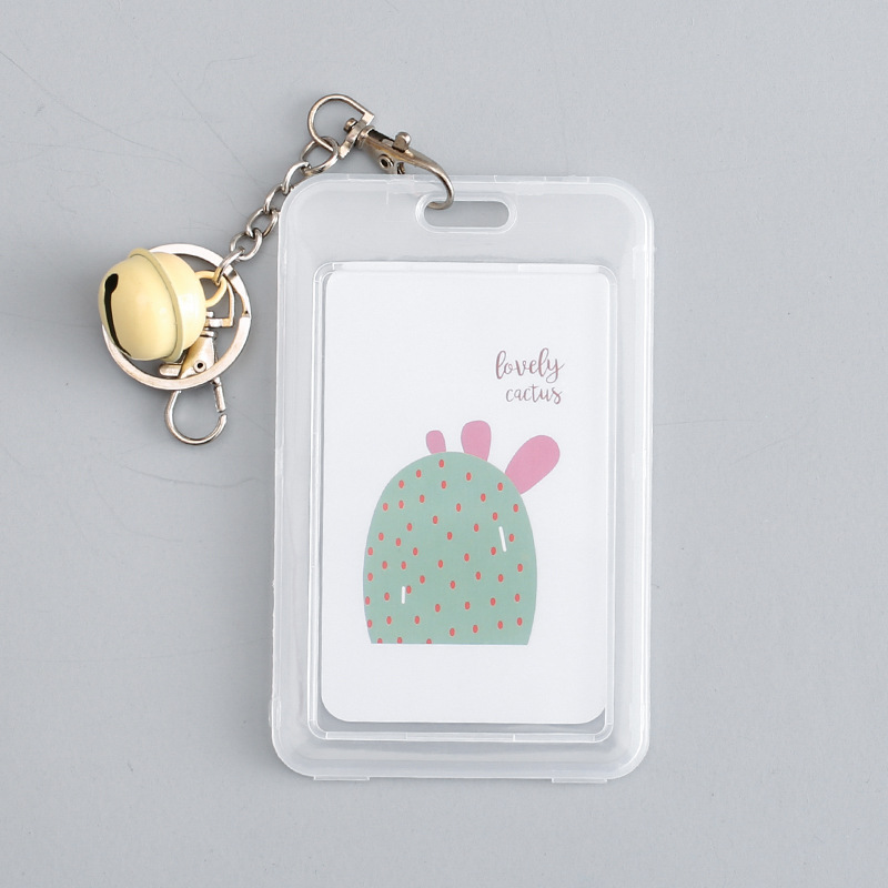 Uomo donna banca porta carte di credito custodia custodia borsa porta carte moda alta qualità carino Cactus bambini chiave Bus portafoglio regalo: 3