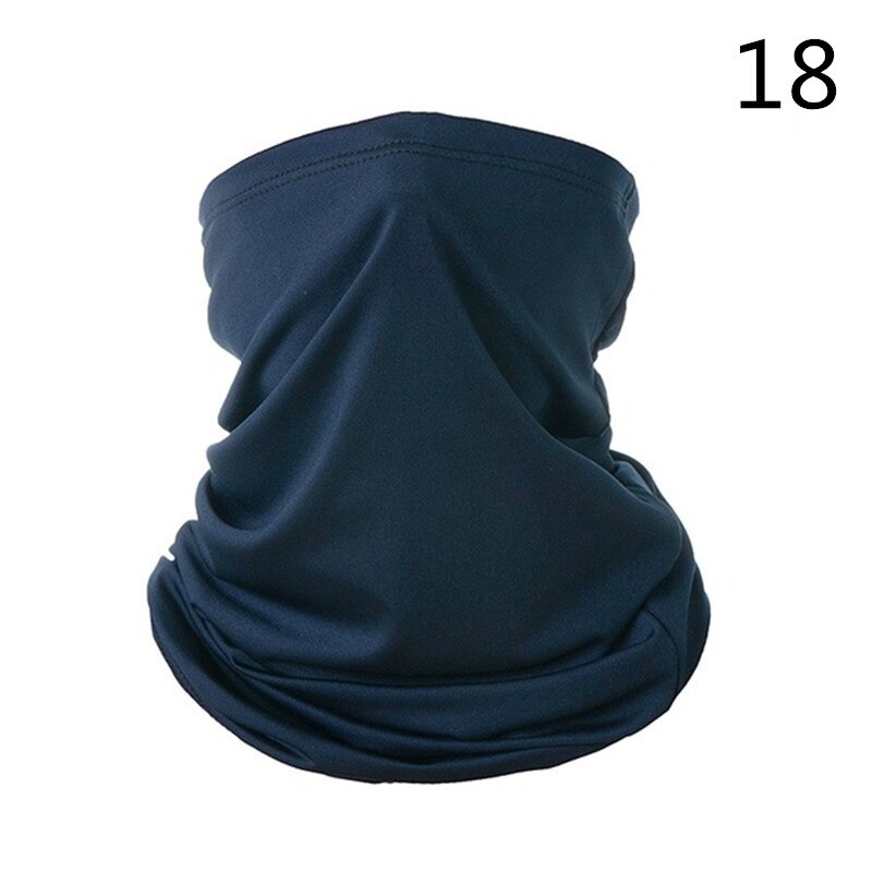 Unisex Beanie Hats Ski Snood Scarf Women Men Thermal Fleece Scarf Snood Neck Warmer Face Mask Winter Spring: 18