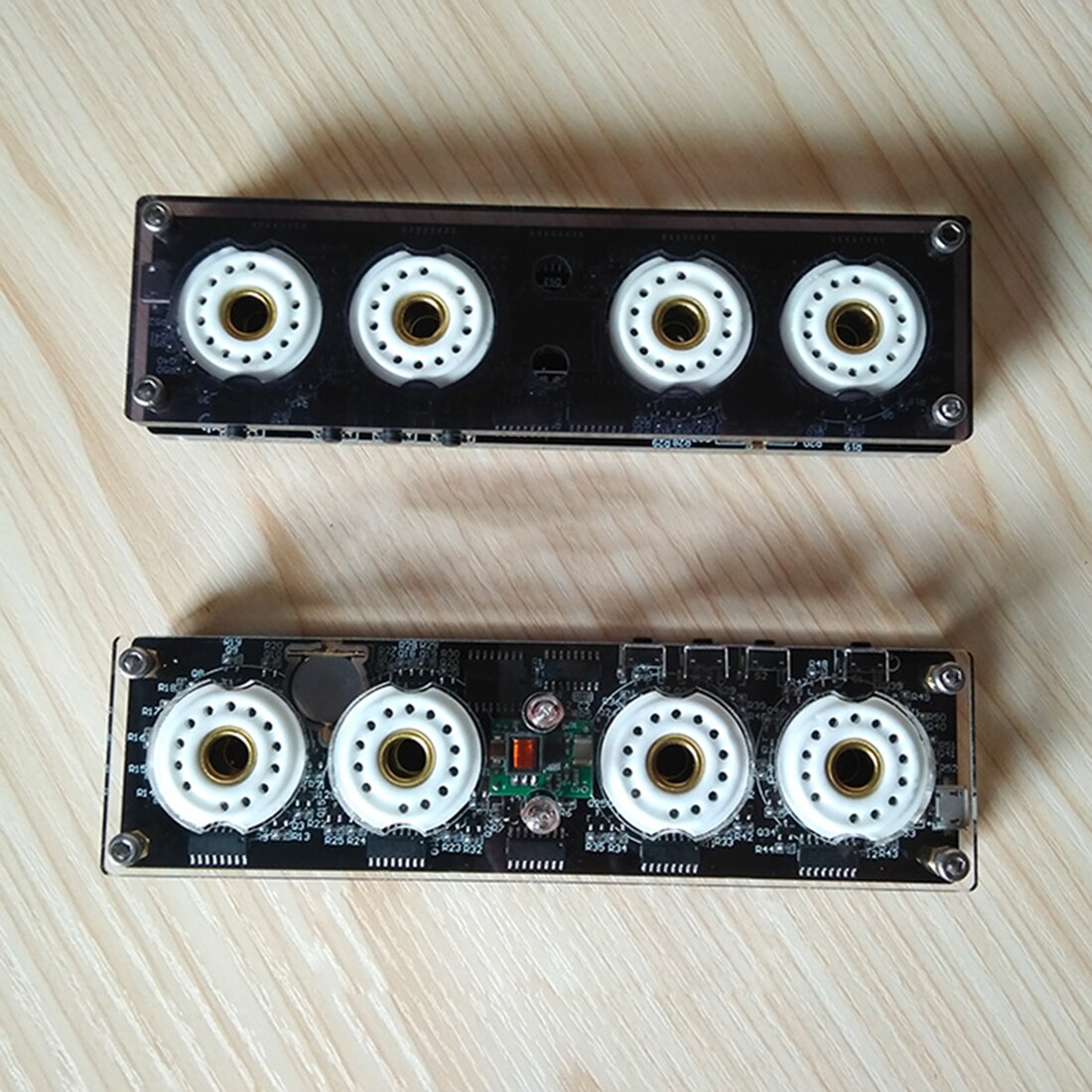 Diy Glow Buis Klok Base Vier Digitale Gloed Buis Klok Voor Gloed Buis (Geen Glow Buis) voor Kinderen Kinderen Speelgoed-Type Een Basic Versie