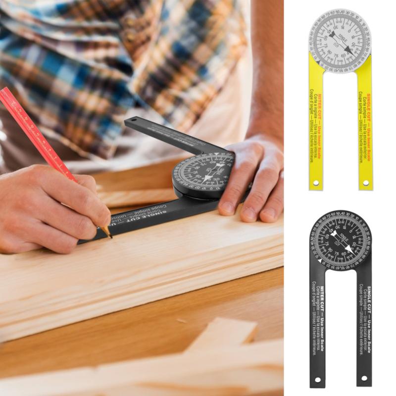 1PC Miter Saw Protractor ABS Digital Protractor Ruler Inclinometer Protractor Miter Saw Angle Level Meter Measuring Tool