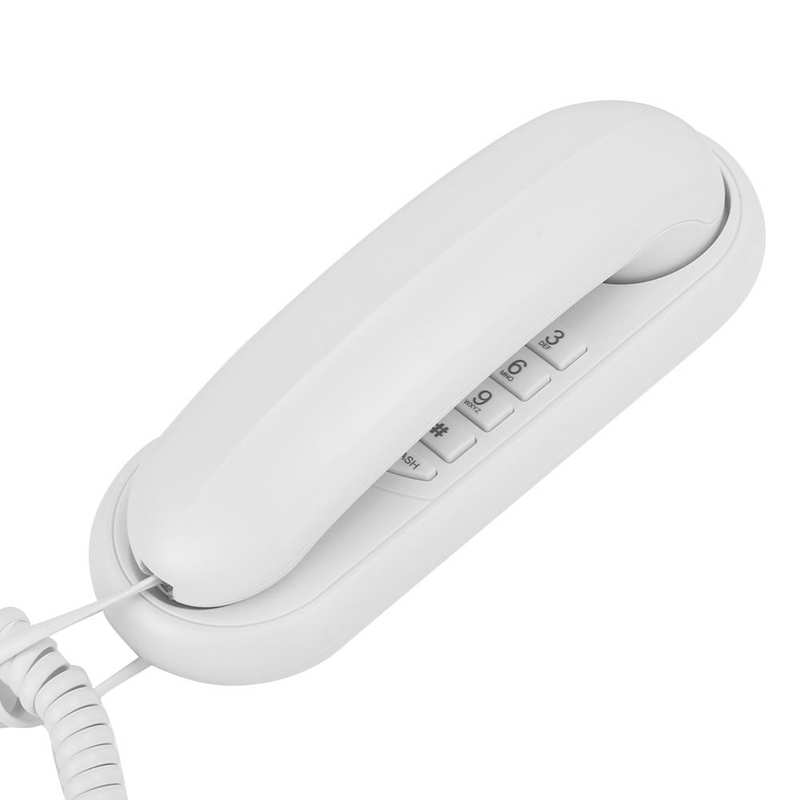 Telefoon Tafel Muur Dual Purpose Hotel Telefoon Badkamer Kantoor Muur Gemonteerde Familie Vaste Wit