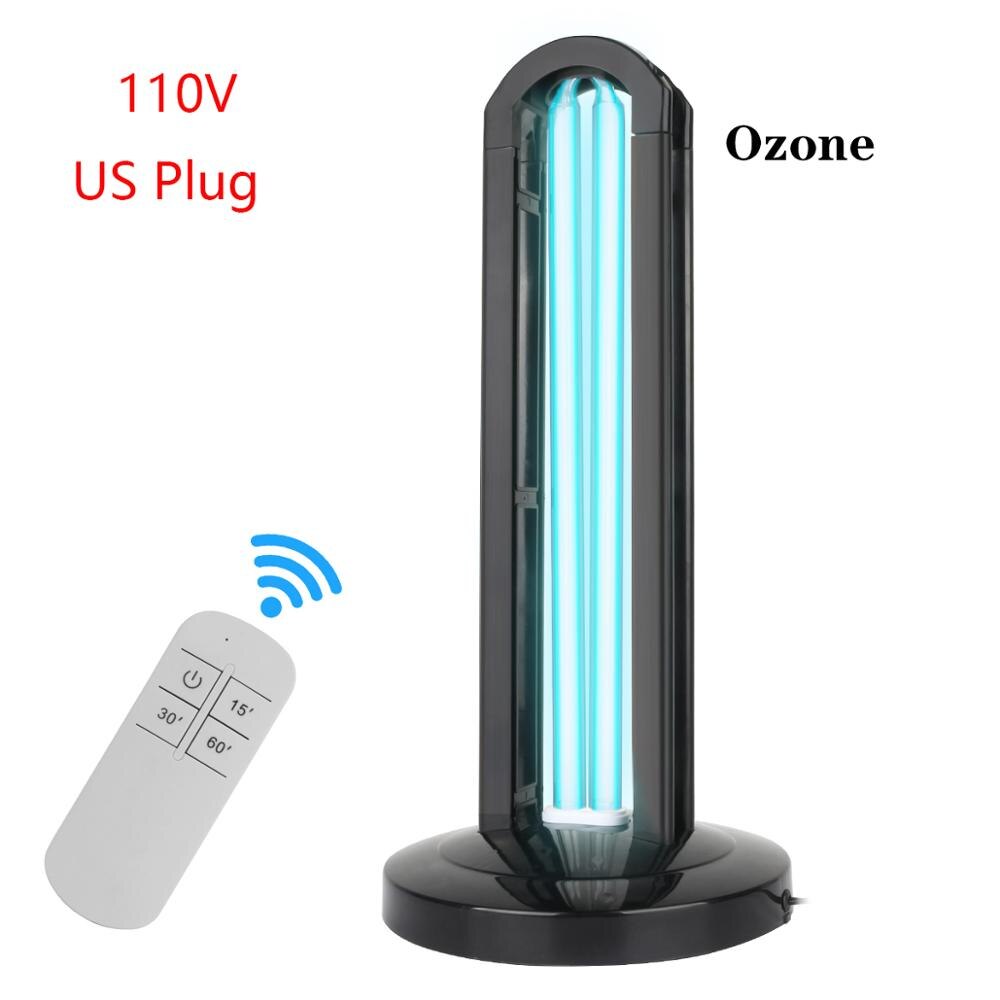 50W Haushalt UV licht Sterilier zeitliche Koordinierung UVC Desinfektion Tisch lampe UV Uv Quarz lampe Bakterizide Für Schlafzimmer/Krankenhaus: 110V uns Stecker Fernbedienung