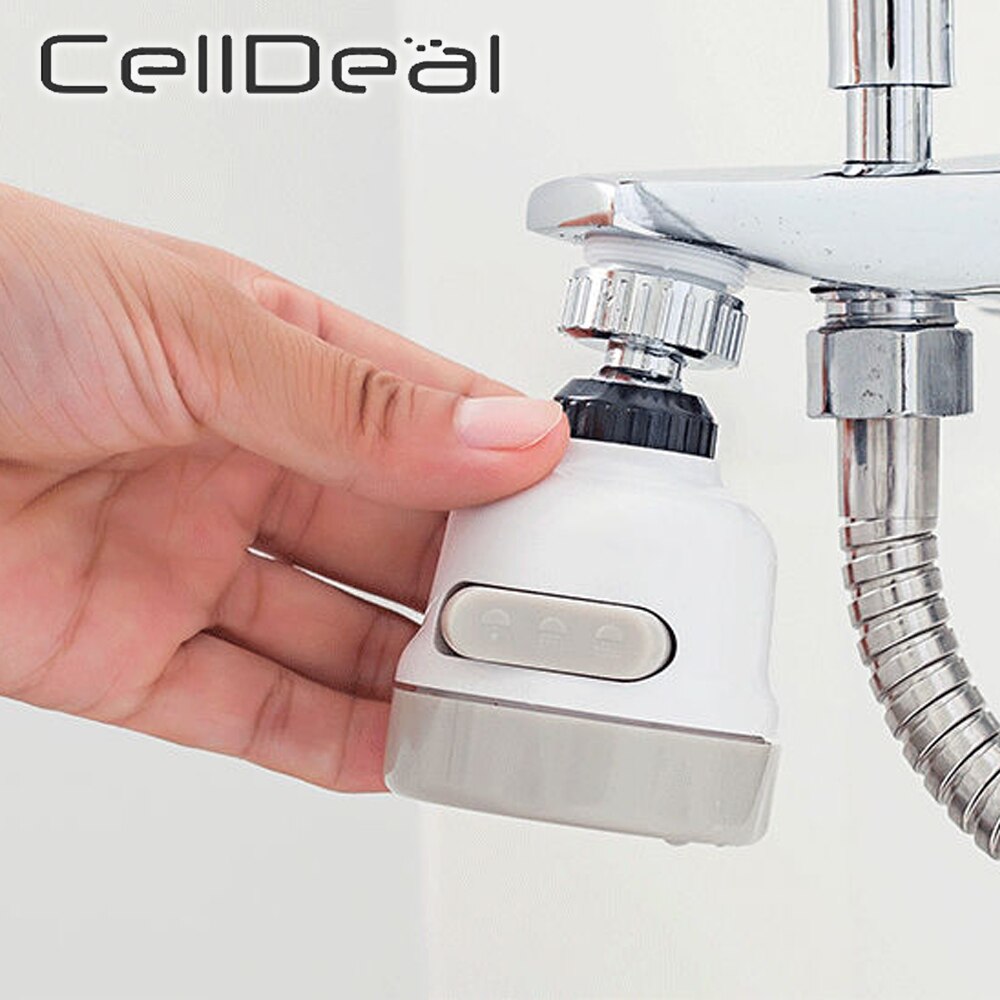 1PC 360 Rotating Kitchen Faucet Kitchen Moveable Flexible Tap Head Shower Diffuser Rotatable Nozzle Adjustable Booster Faucet