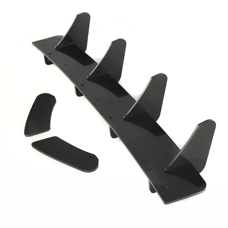 Difusor de labio de parachoques trasero de coche, divisor de alerón para Golf 7