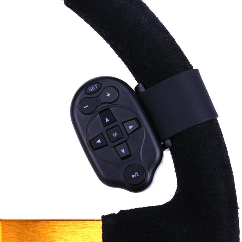 VODOOL-volant de volant universel de voiture | Kit de télécommande Auto à infrarouge sans fil CD DVD MP3, voiture Ekectronic