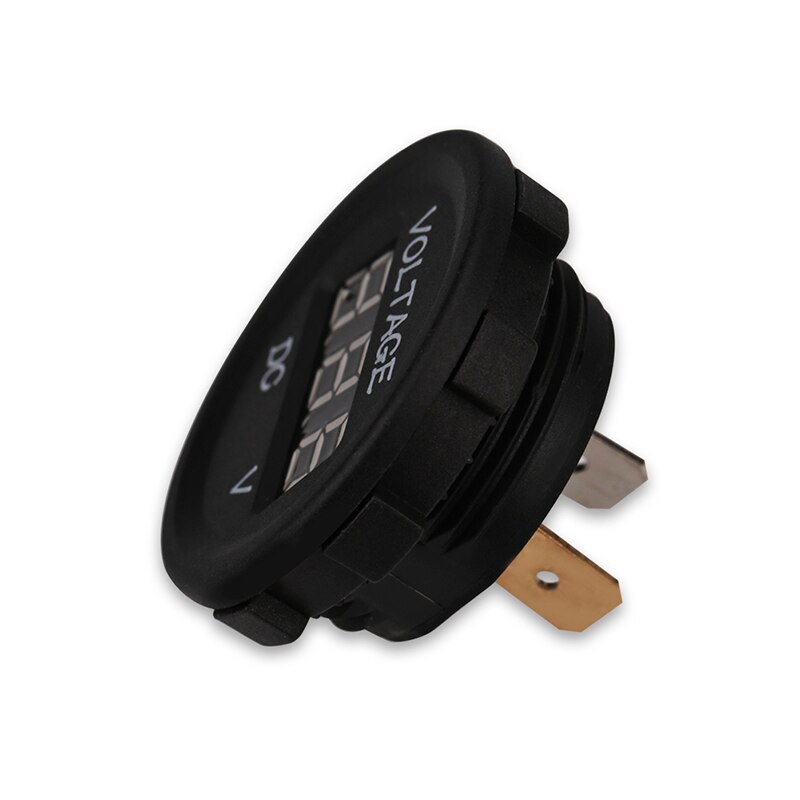 DC 12V 24V Digital Car Motorcycle Voltmeter Gauge Volt Meter Gauge Waterproof
