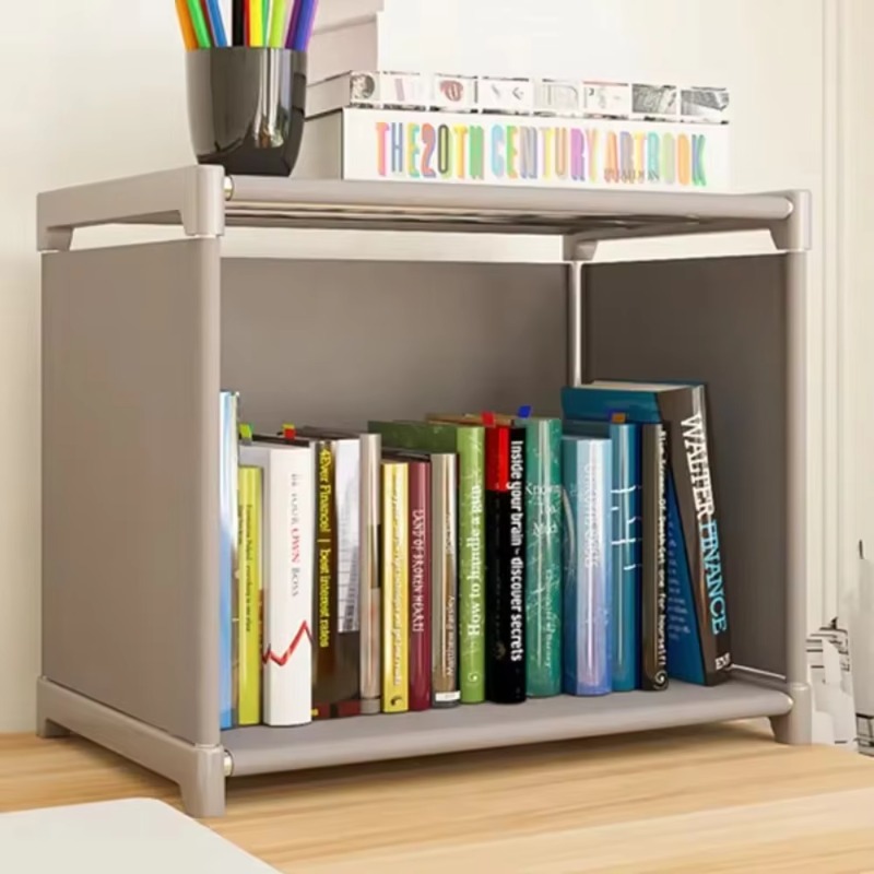 Estantería sencilla, estante multifunción resistente y estable, estante de almacenamiento fácil de mover, estantería de suelo a techo de minimalista: Negro