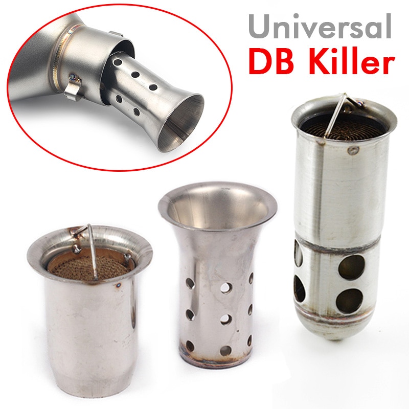 Silencieux d'échappement universel de Moto | 51MM/60MM, Moto de sortie avec DB killer silencieux, éliminateur de bruit de catalyseur
