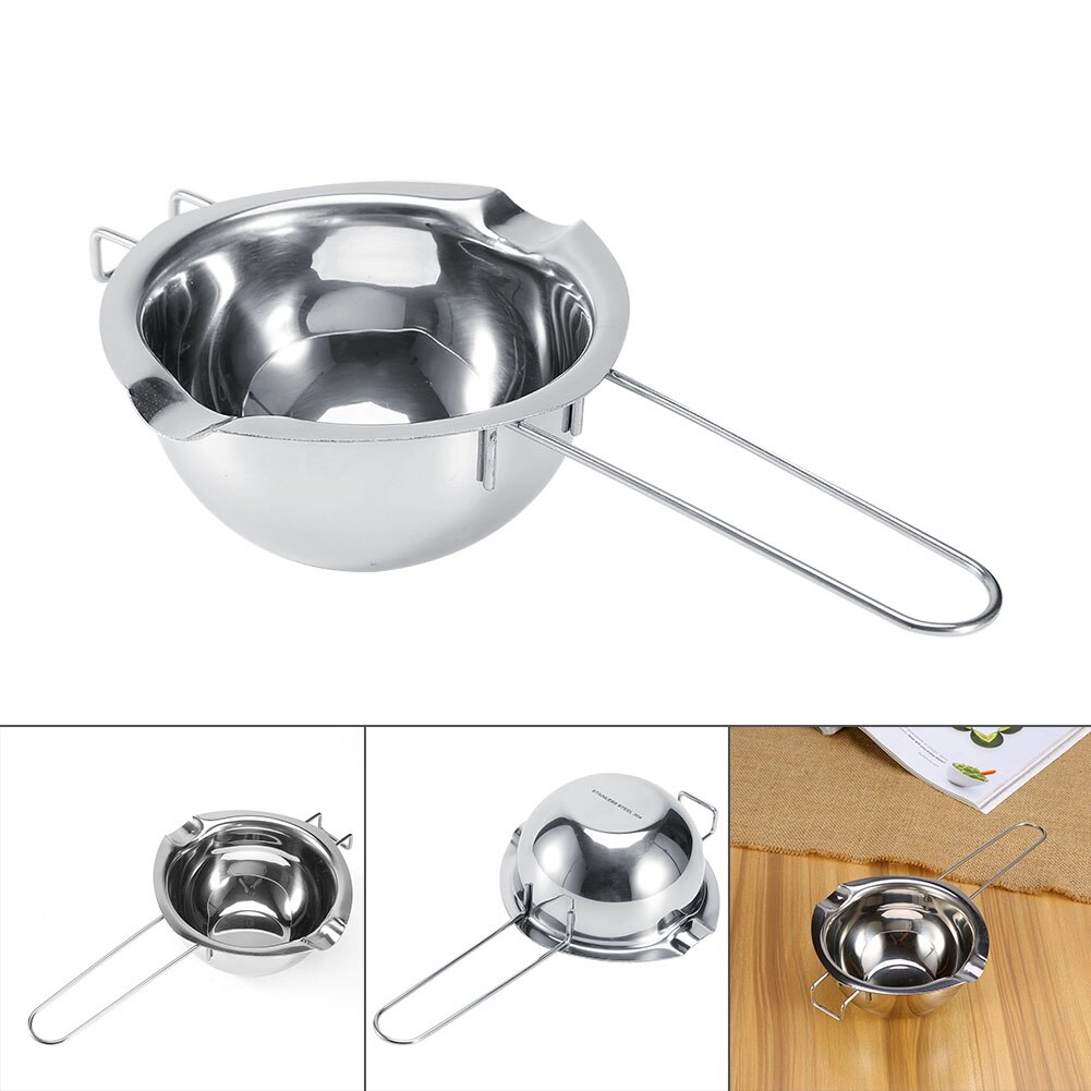 Stainless Steel Chocolate Butter Milk Melting Pot Pan Kitchen Cookware Tool Portable Home Chocolate Melting Pot Kitchen Accessor