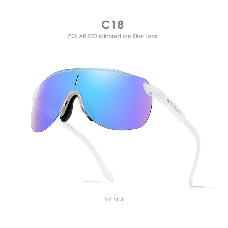 Alba optics fietszonnebril met fotochromatische accenten, heren  uv400 sportbrillen, fietsbrillen, dames mountainbikebrillen