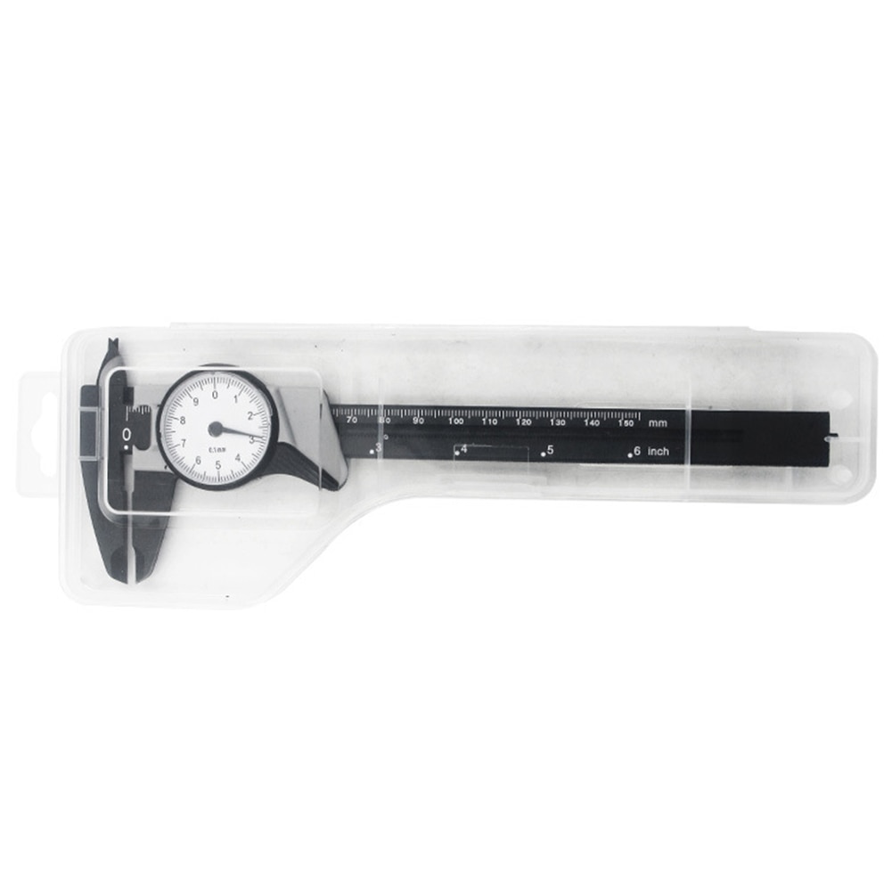 0-150mm With Dial Portable Micrometer Vernier Caliper Precision Engineering Woodworking Metric Imperial Building Measuring Tool