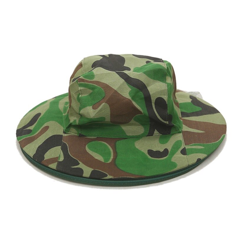 AYAMAYA Chapeau Anti-Moustiques Avec Filet & Ventilateur Solaire – Chapeau De Pêche, Randonnée, Jardinage UPF50+ Camouflage