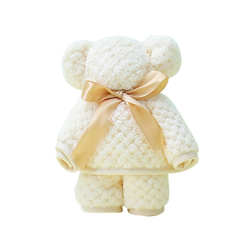 35x7 5cm/30x4 0cm/35x75cm Essuie-mains Ours Serviette Corail Polaire Serviette de Visage Doux Absorbant Serviette Propre Visage Serviette Pour Salle De Bain
