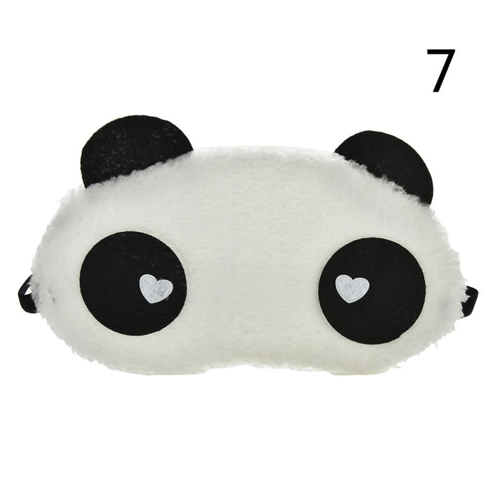 Mask för sömn söt panda sovande ansikte ögonbindel ögonskugga andas barn kvinnor reseskydd sjukvårdshjälp ögonlappsverktyg