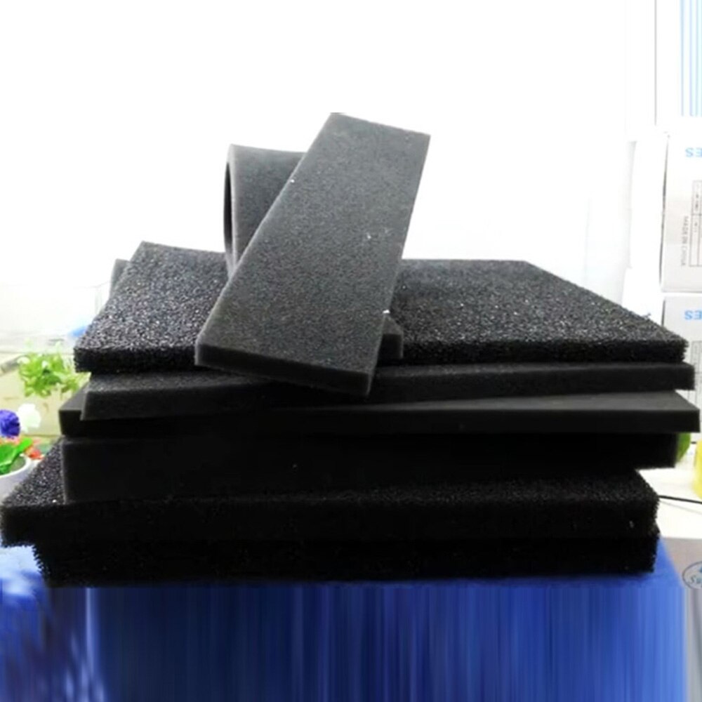 Biochemical Cotton Filter Aquarium Fish Tank Pond Foam Sponge Filter Black Fish Tank Filters Pet FishTool S/M/L
