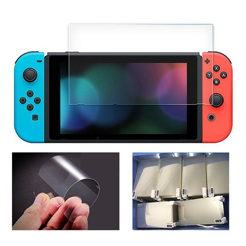 Schutzfolie aus gehärtetem glas, displayschutzglas für nintendo switch ns, glaszubehör, displayschutz