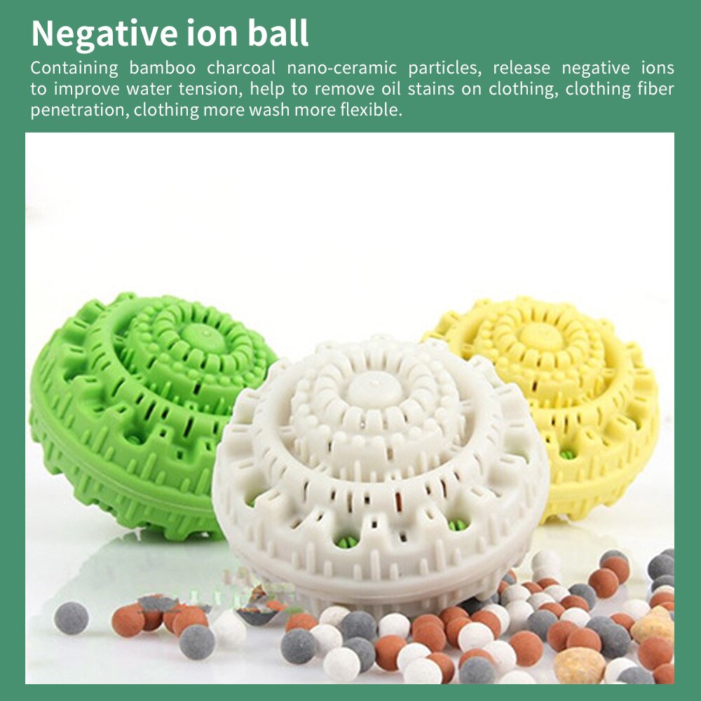 Eco-Friendly Ceramic Laundry Ball Reusable Washer Laundry Green Washing machine 120g Ball Product