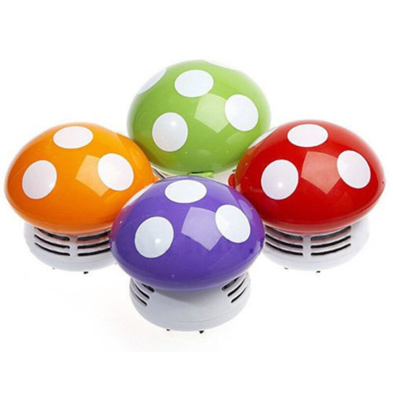 Mini aspiradora con forma de seta para coche, mesa de escritorio, aspiradora de polvo, para ordenador de casa, 6 colores