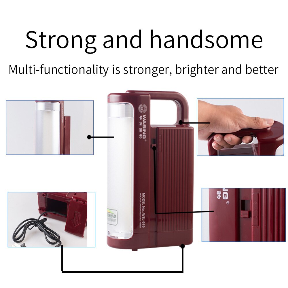 High LED emergency light 2 modes lighting lanterns Duration Time 3-4 Hours for offices, corridors, schools, etc.